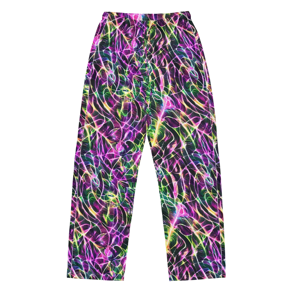 Cyber Botanical on Women's Pajama Pants — Front