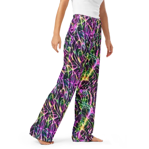 Cyber Botanical on a Women's Pajama Pants