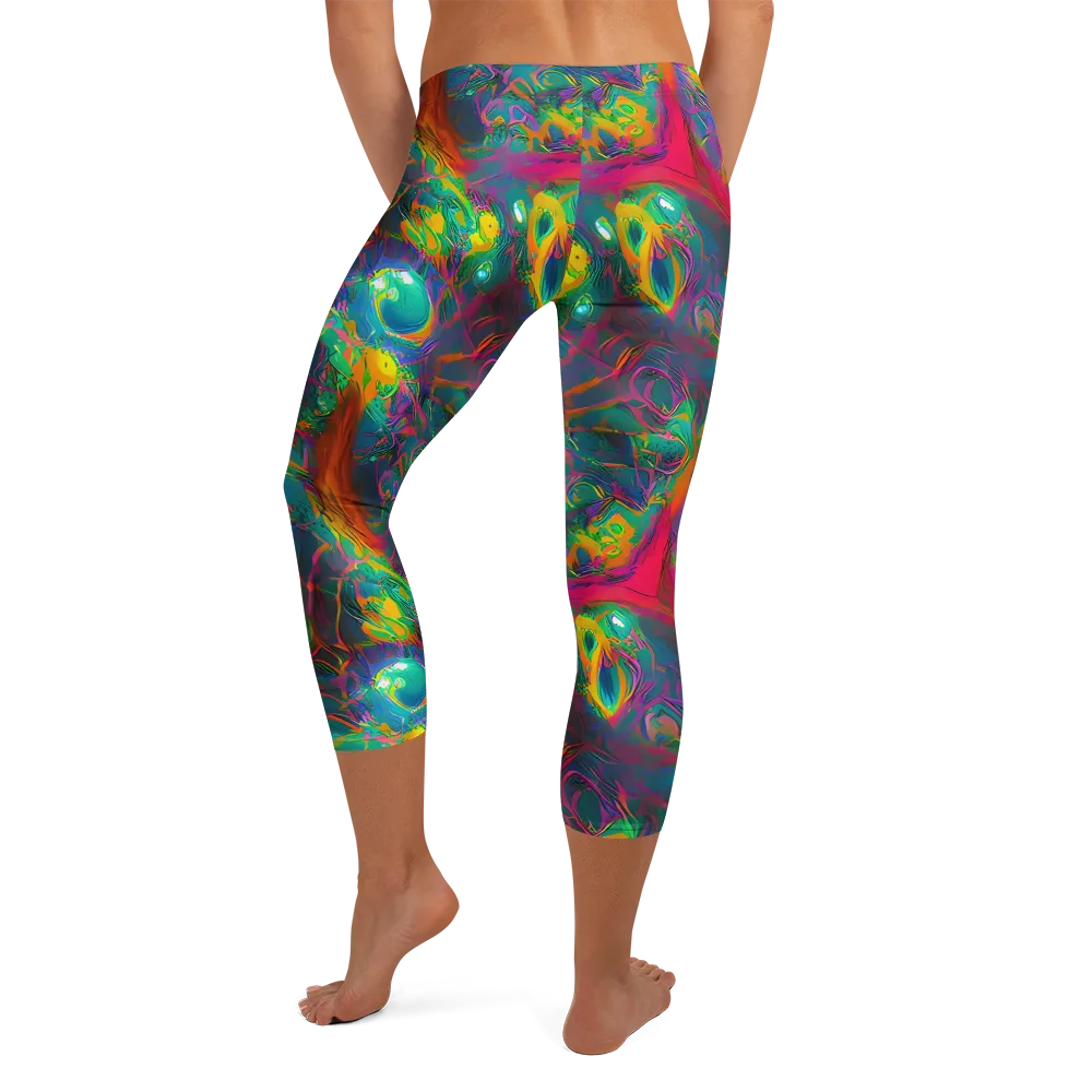 Aurora Grove on Capri Leggings — Back