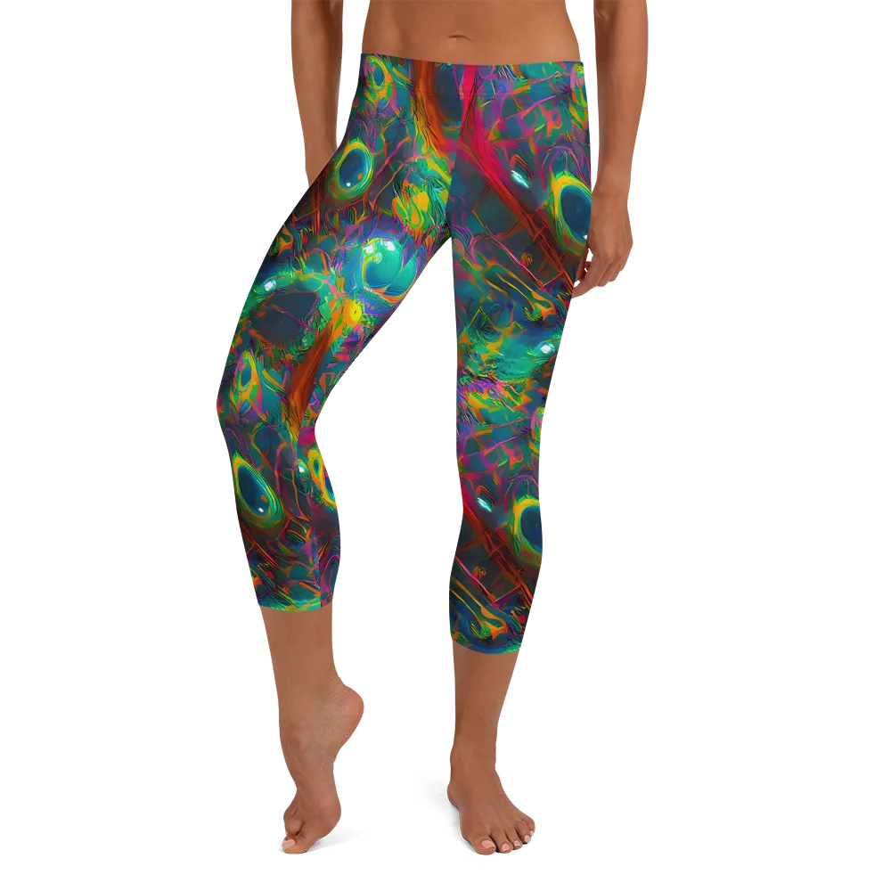 Aurora Grove on Capri Leggings — Front