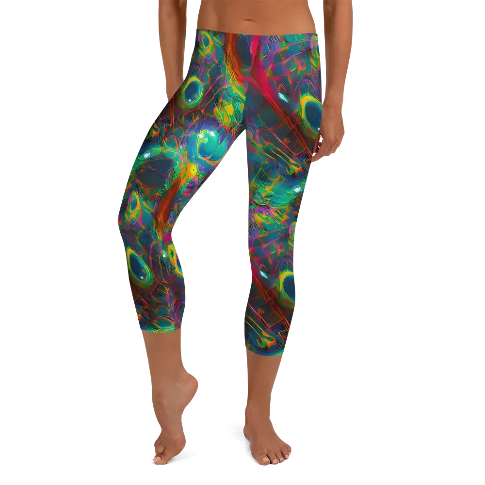 Aurora Grove on Capri Leggings — Front