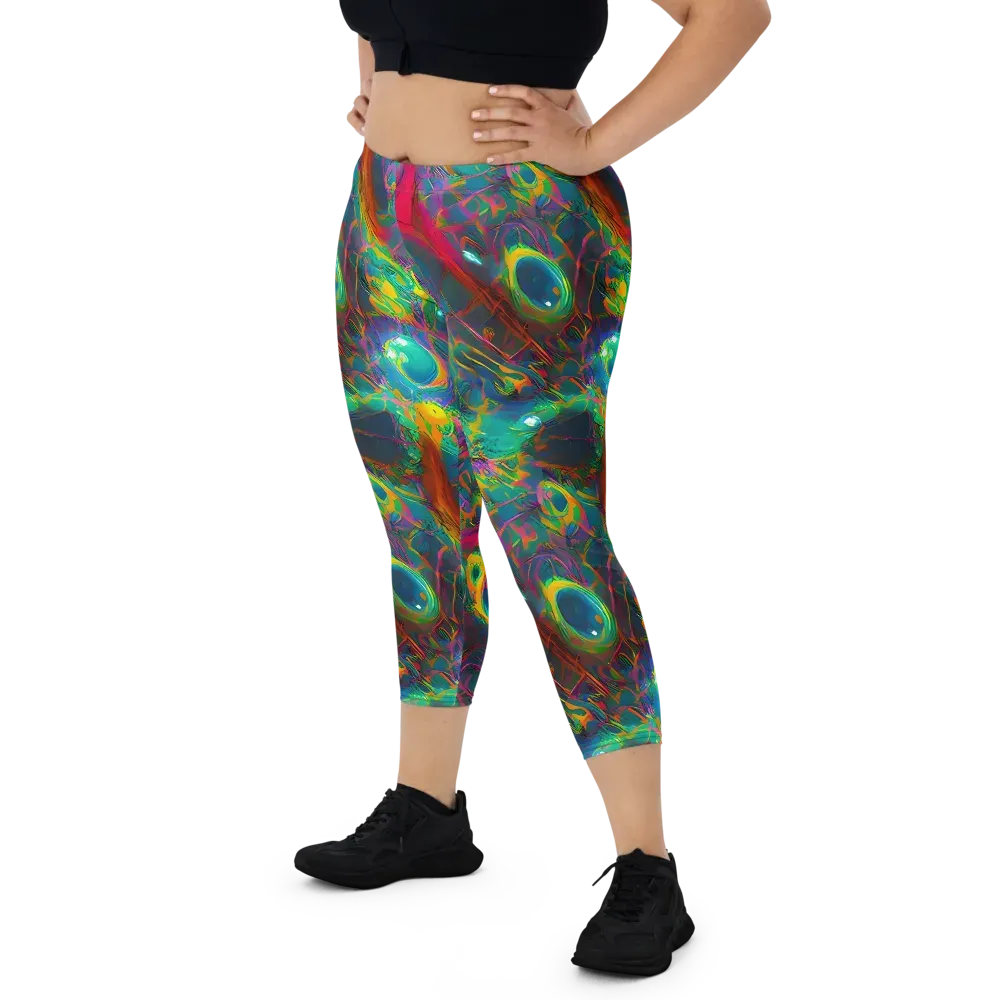 Aurora Grove on Capri Leggings — Front