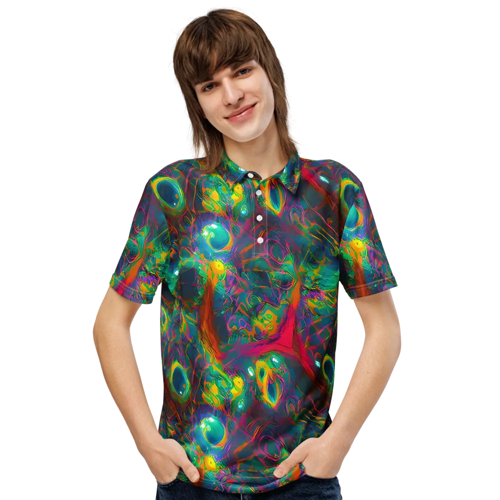 Aurora Grove on Men's Slim Fit Polo Shirt — Front