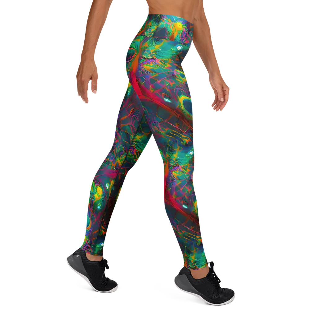 Aurora Grove on Yoga Leggings — Right