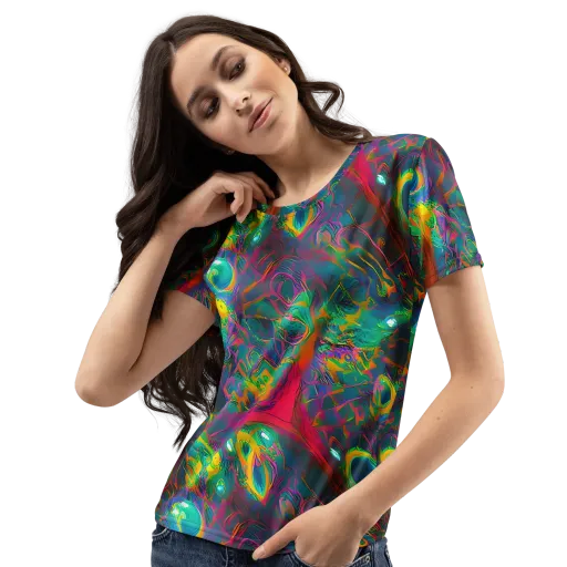 Aurora Grove on a Women's Crew Neck T-Shirt