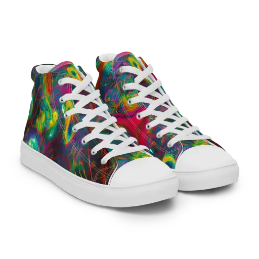 Aurora Grove on a Women's High Top Canvas Shoes