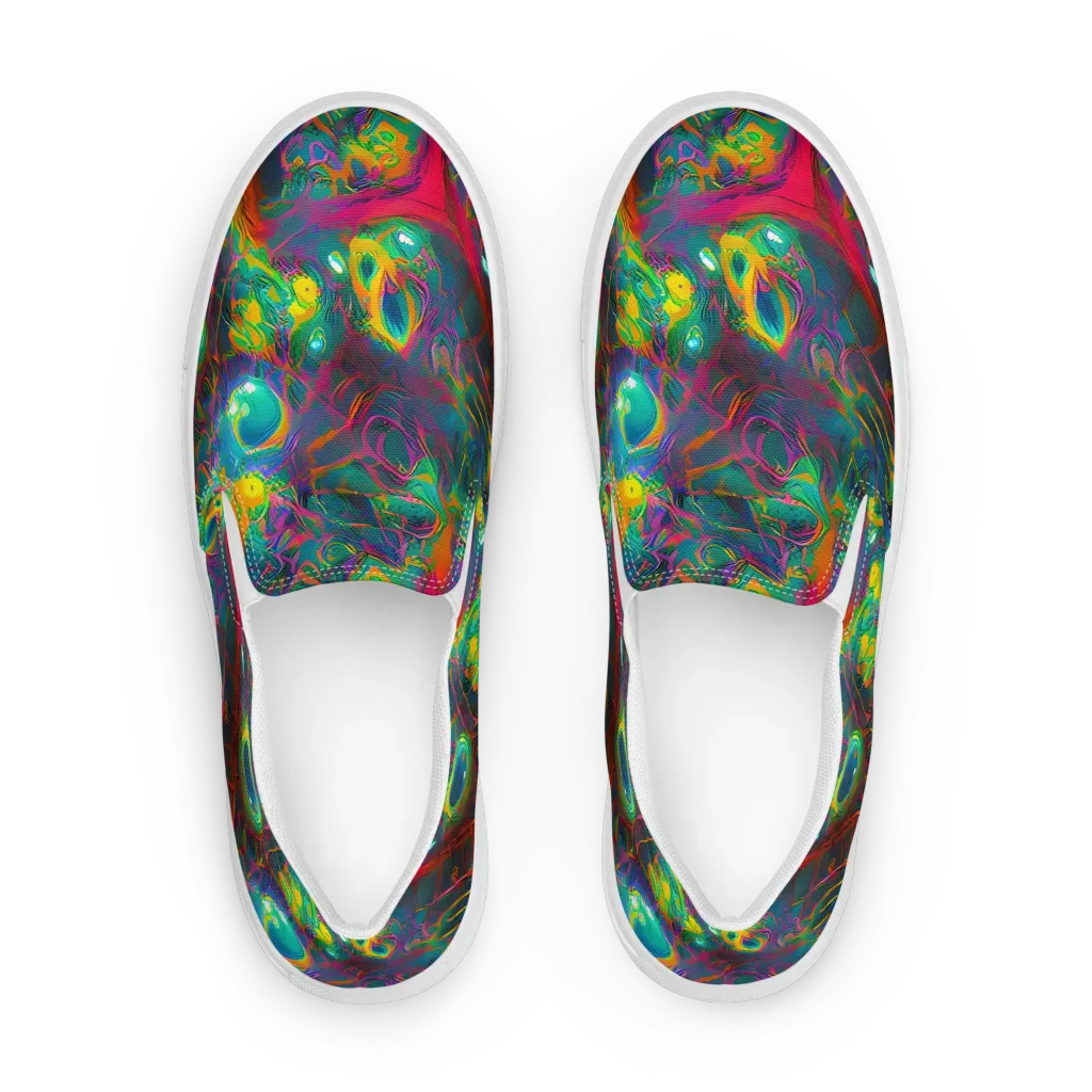 Aurora Grove on Men's Slip-On Canvas Shoes — Front