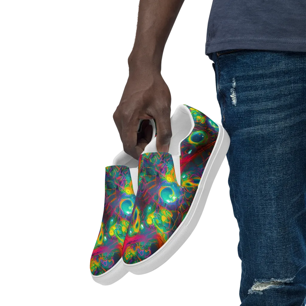 Aurora Grove on Men's Slip-On Canvas Shoes — Left Front