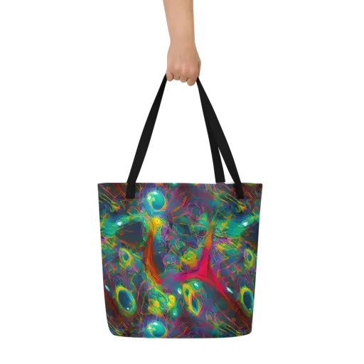Aurora Grove on a Large Tote Bag W/ Pocket