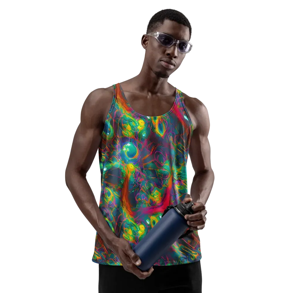 Aurora Grove on Men's Tank Top — Front