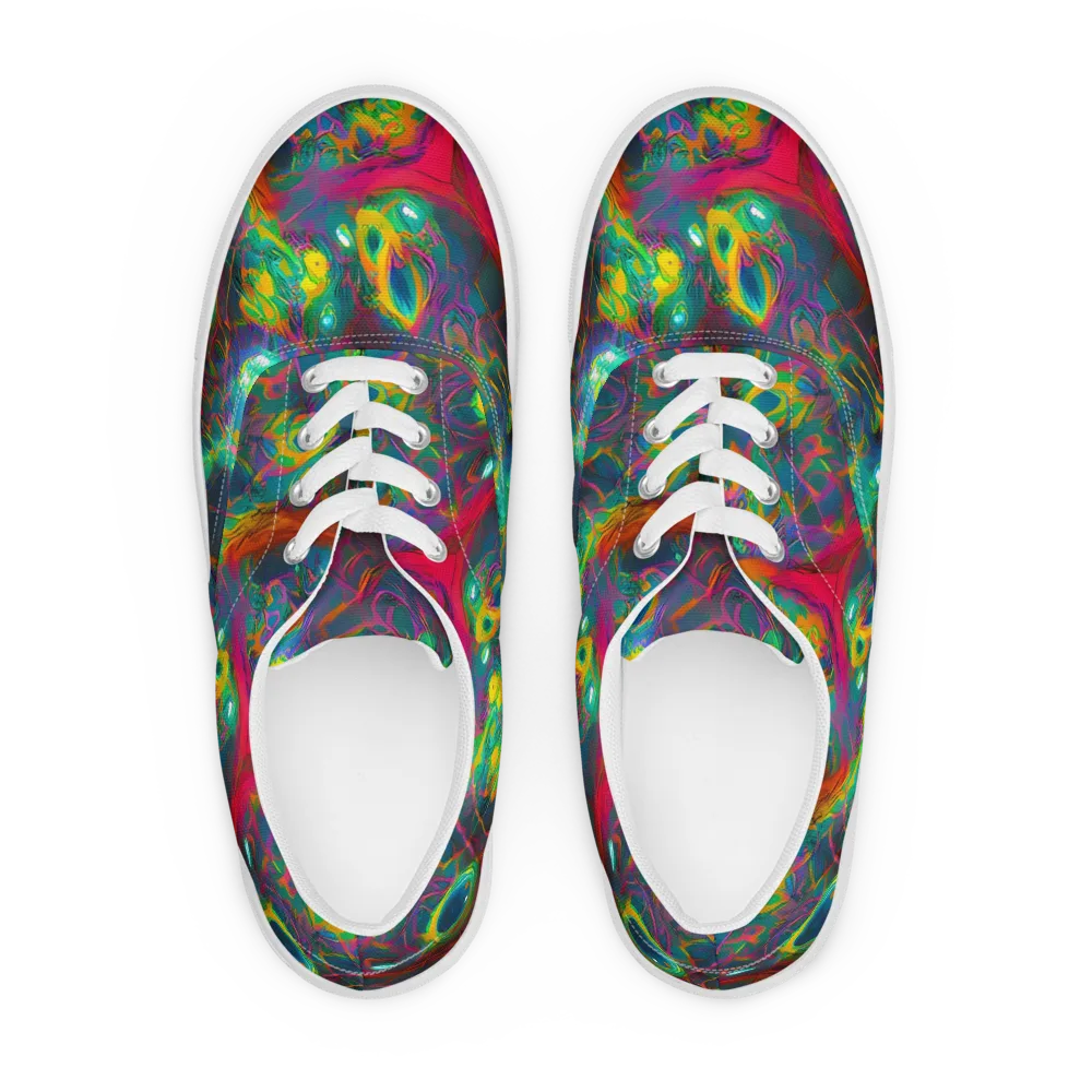 Aurora Grove on Men's Lace-Up Canvas Shoes — Front
