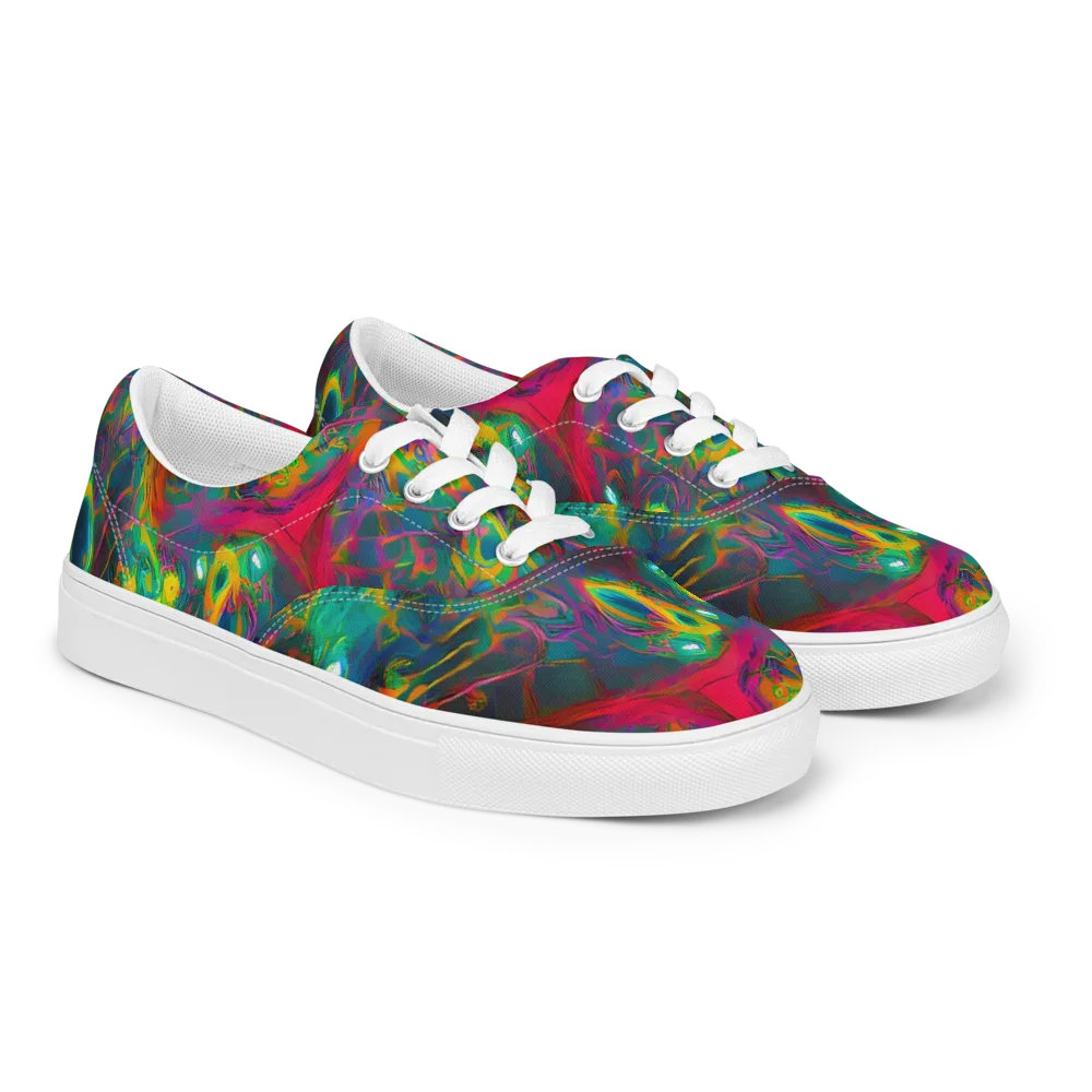 Aurora Grove on Men's Lace-Up Canvas Shoes — Right Front