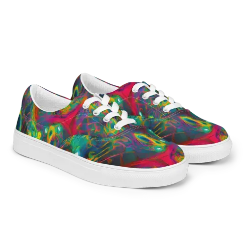 Aurora Grove on a Men's Lace-Up Canvas Shoes