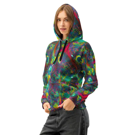 Aurora Grove on a Cotton Hoodie