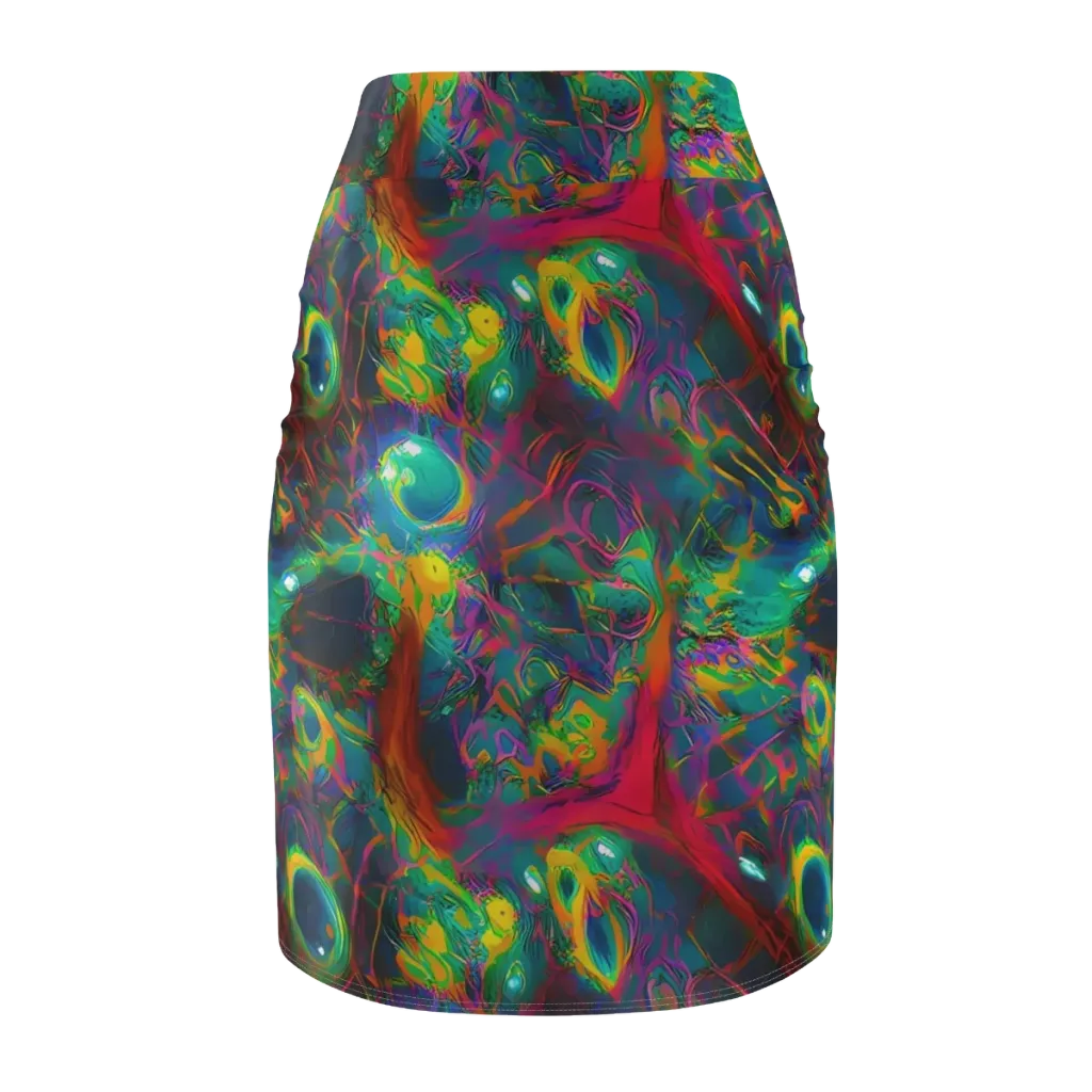 Aurora Grove on Pencil Skirt — Back