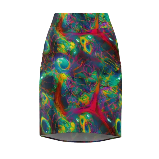 Aurora Grove on a Pencil Skirt