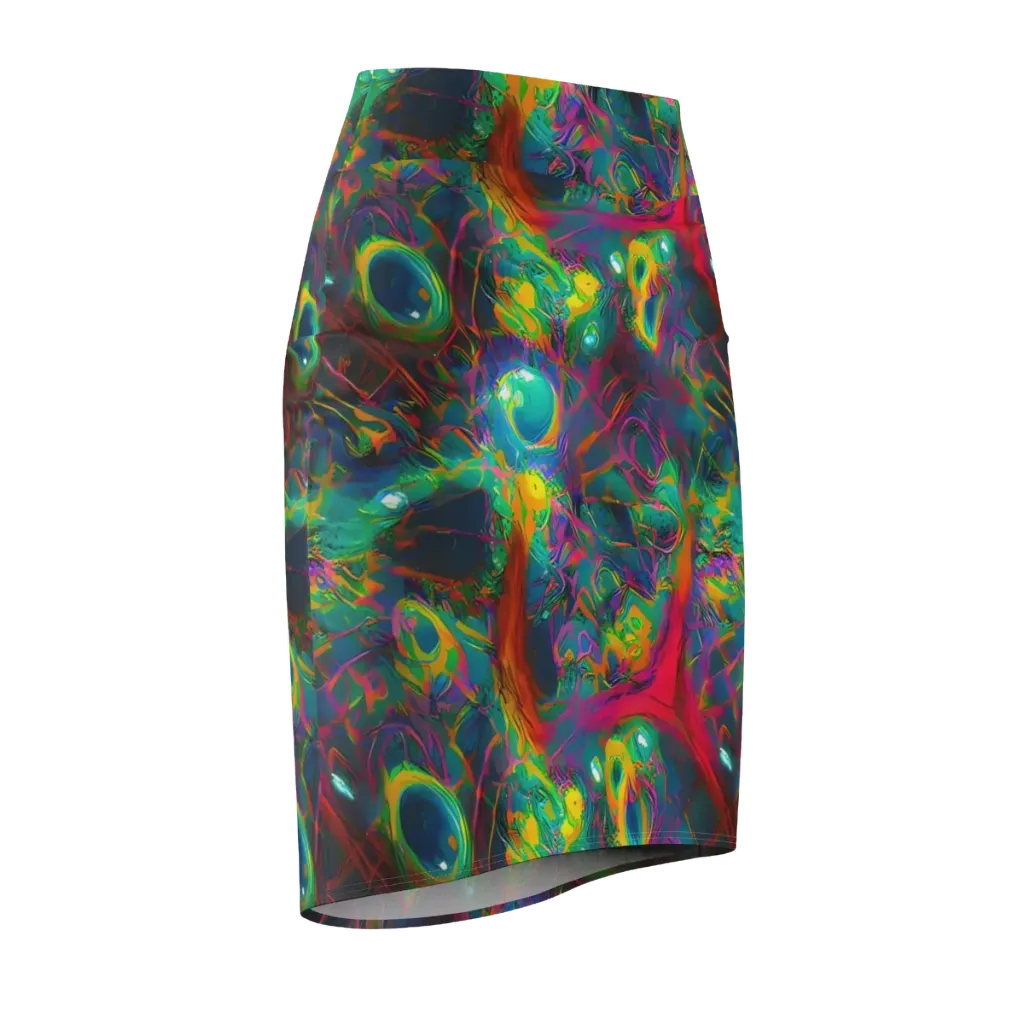 Aurora Grove on Pencil Skirt — Front Side