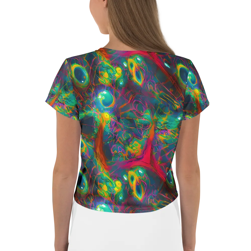 Aurora Grove on Crop Tee — Back