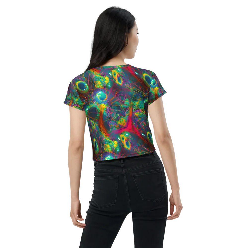 Aurora Grove on Crop Tee — Back