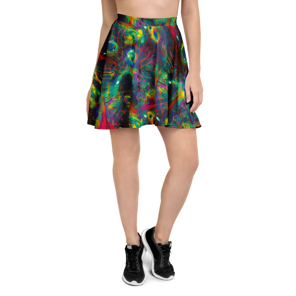 Aurora Grove on Skater Skirt — Front