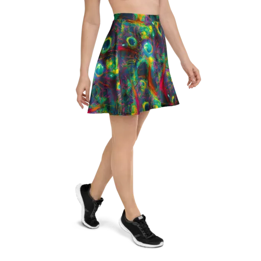 Aurora Grove on a Skater Skirt