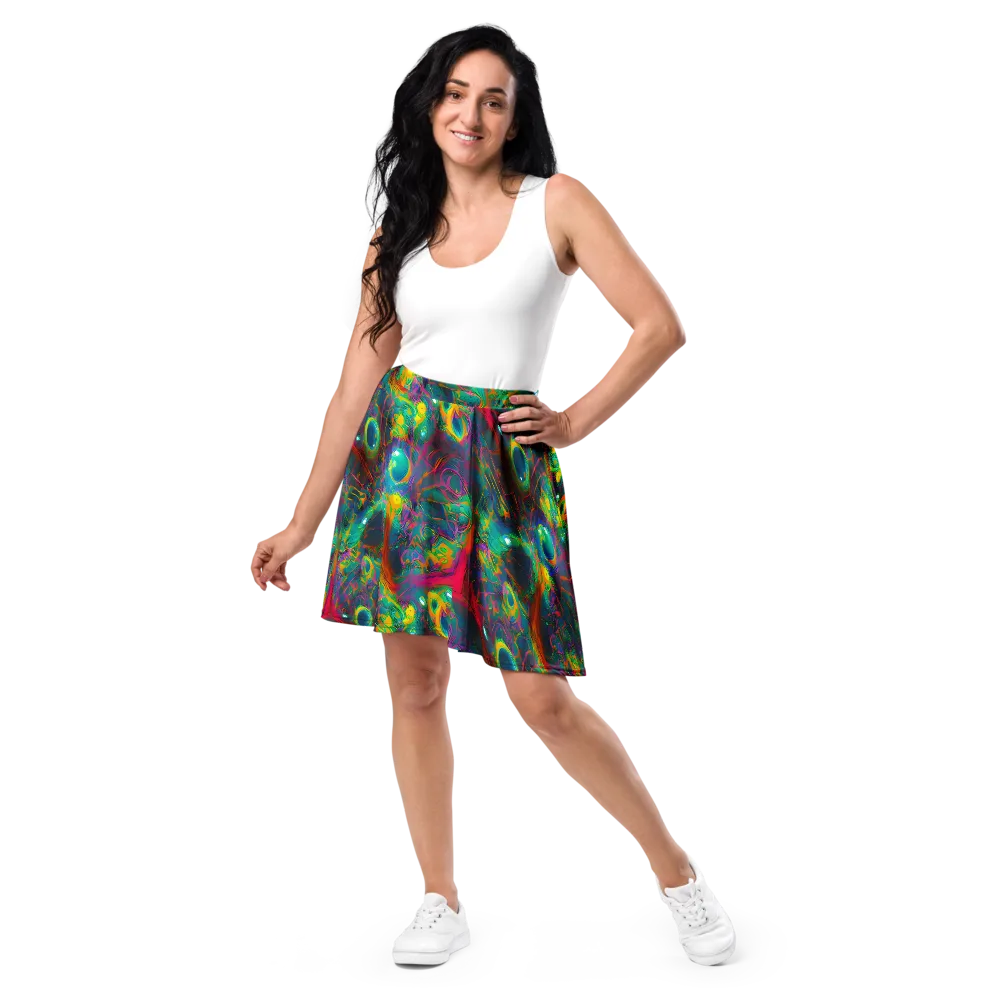 Aurora Grove on Skater Skirt — Front