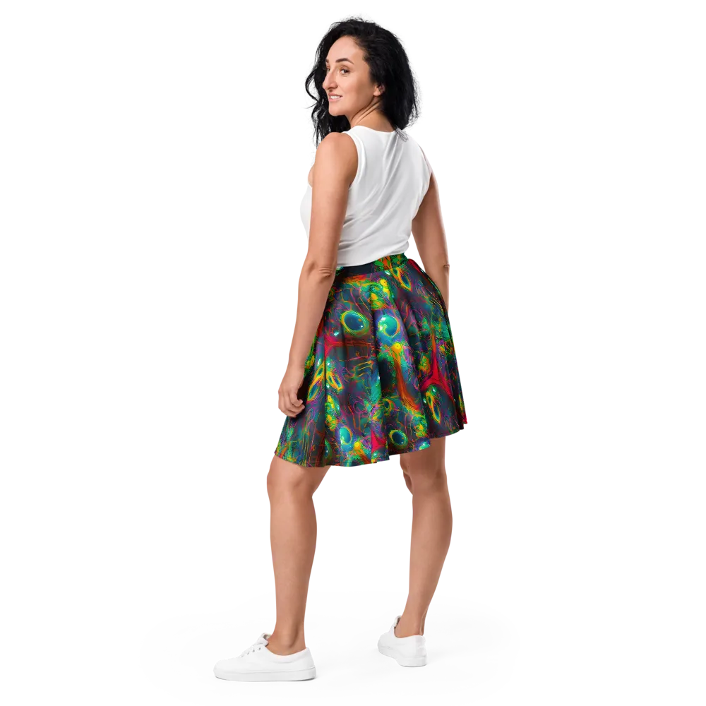 Aurora Grove on Skater Skirt — Back