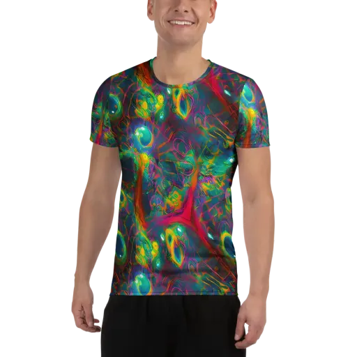 Aurora Grove on a Men's Athletic T-Shirt