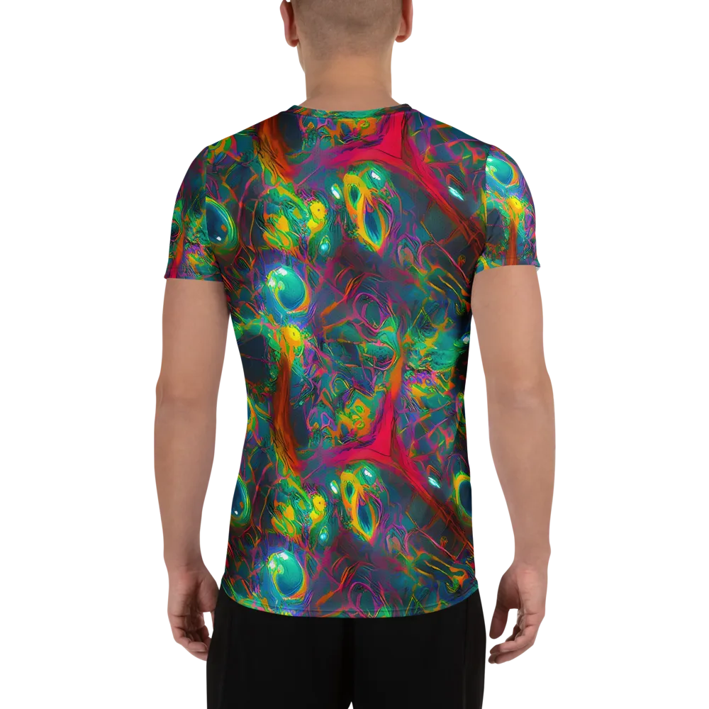 Aurora Grove on Men's Athletic T-Shirt — Back