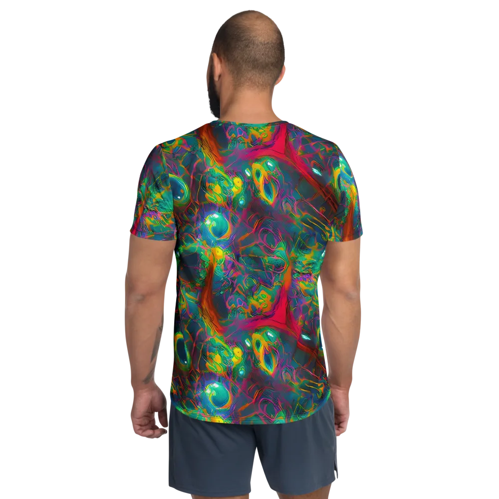 Aurora Grove on Men's Athletic T-Shirt — Back