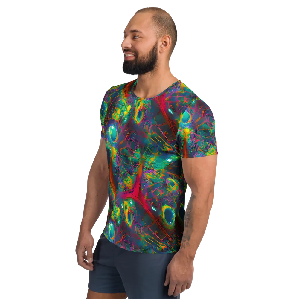 Aurora Grove on Men's Athletic T-Shirt — Left