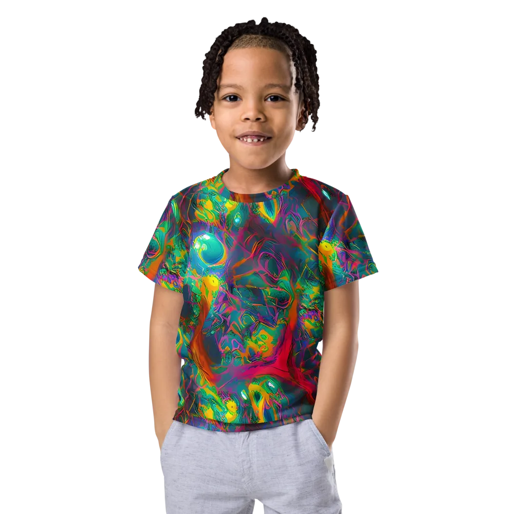 Aurora Grove on Kids Crew Neck T-Shirt — Front