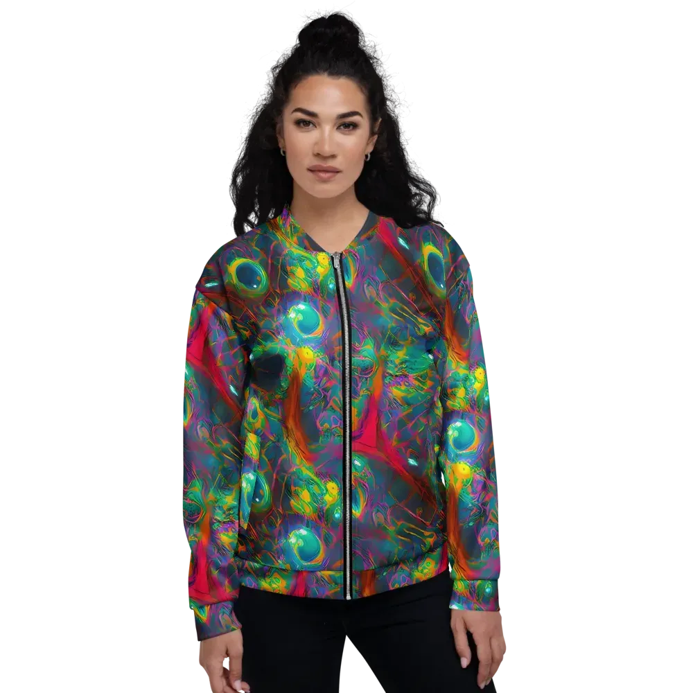 Aurora Grove on Bomber Jacket — Front