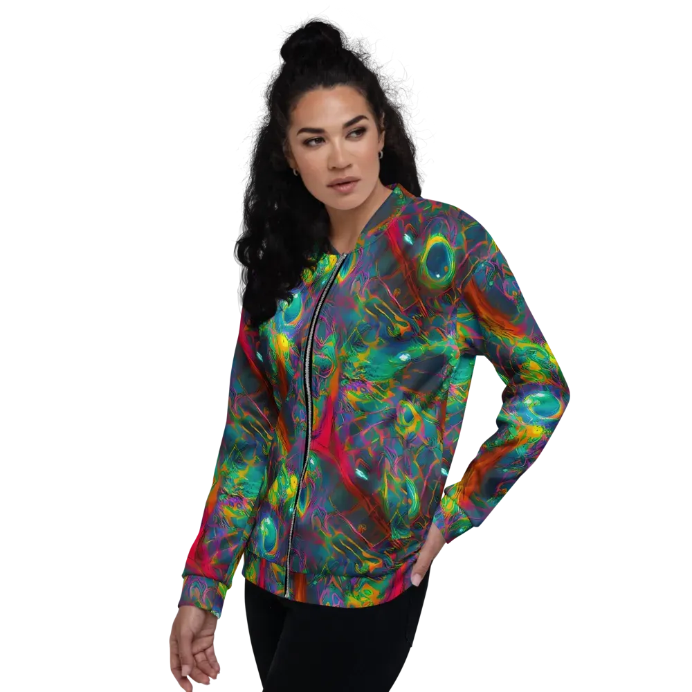 Aurora Grove on Bomber Jacket — Left