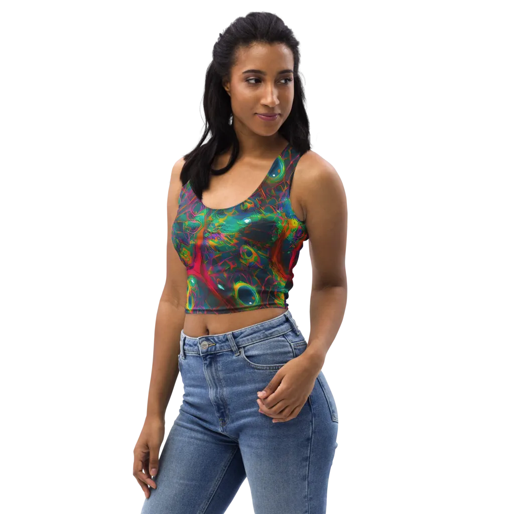 Aurora Grove on Crop Top — Left Front