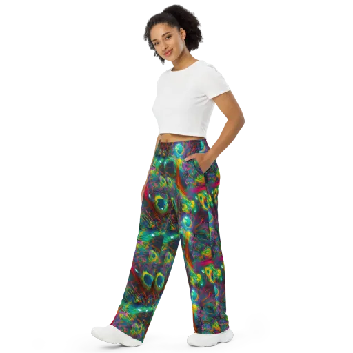 Aurora Grove on a Wide-Leg Pants