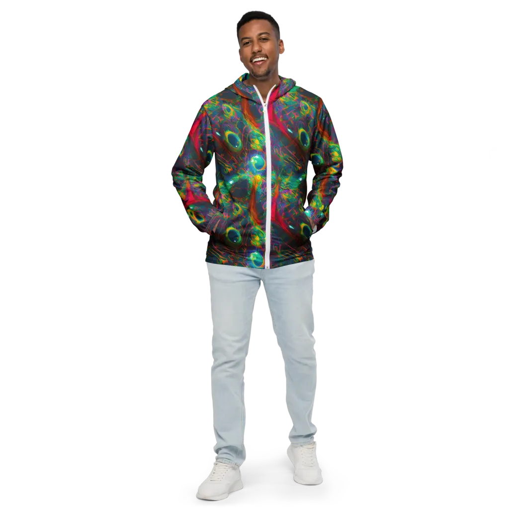 Aurora Grove on Men's Windbreaker — Front