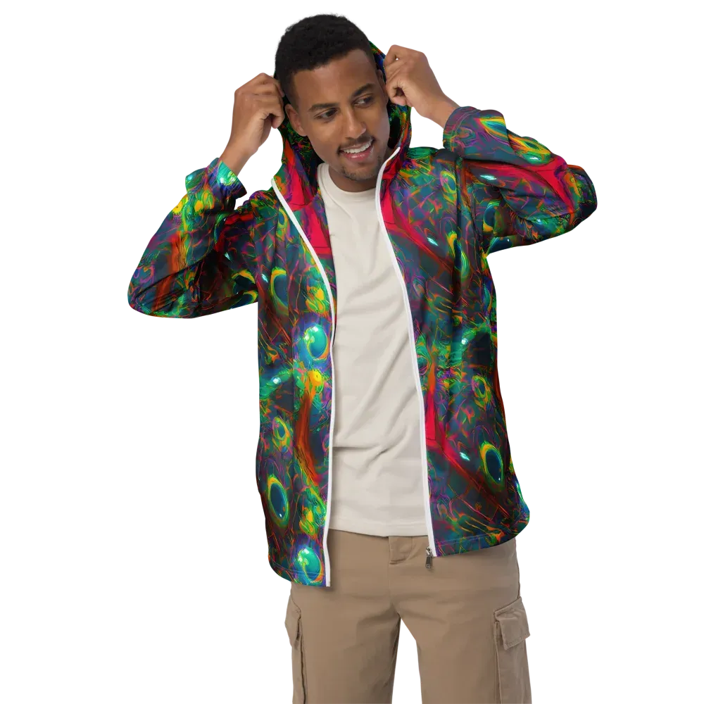 Aurora Grove on Men's Windbreaker — Front
