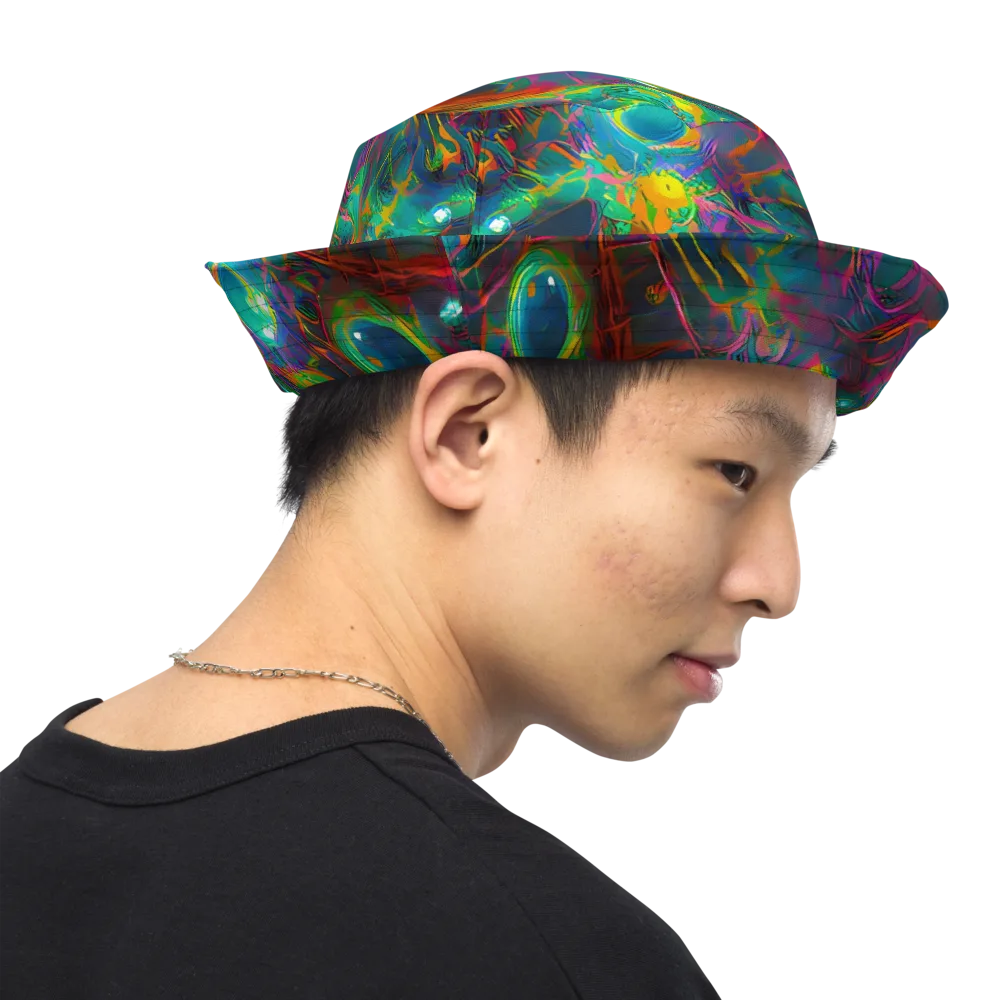 Aurora Grove on Reversible Bucket Hat — Right Outside