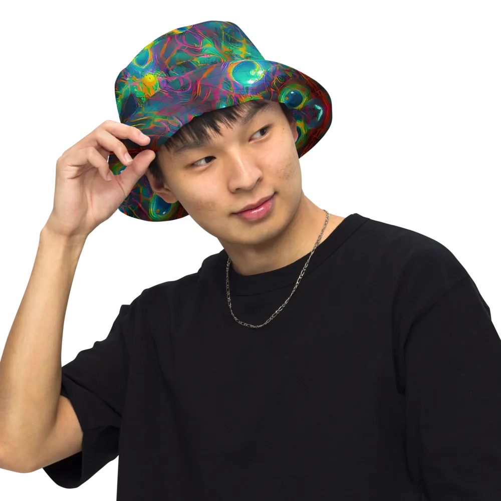 Aurora Grove on Reversible Bucket Hat — Front Inside