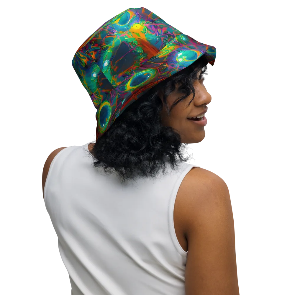 Aurora Grove on Reversible Bucket Hat — Right Outside