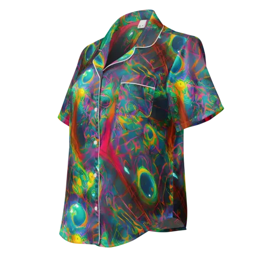 Aurora Grove on a Women's Short Sleeve Pajama Top