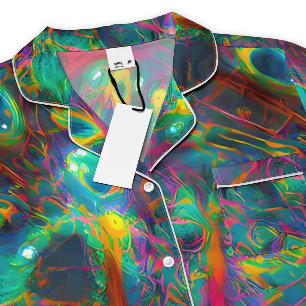 Aurora Grove on Women's Short Sleeve Pajama Top — Product details