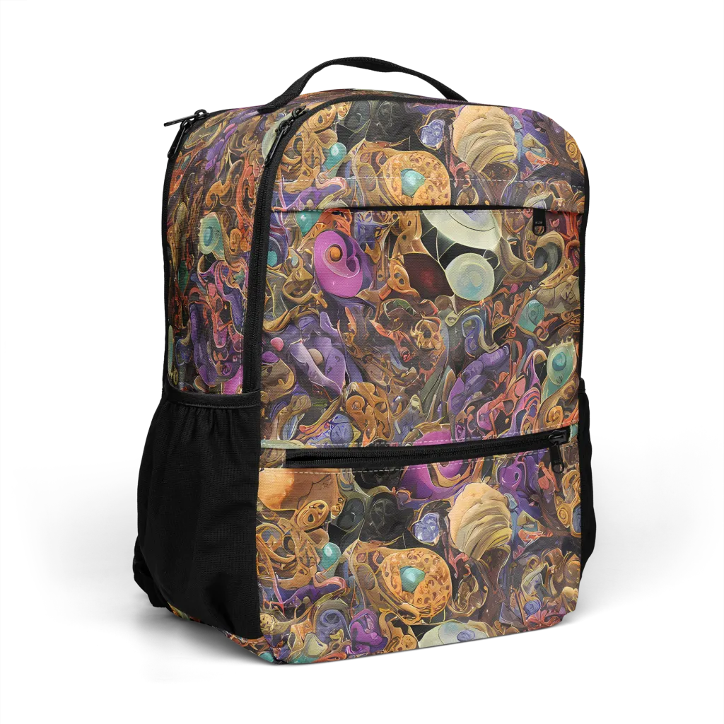 Baroque Nebula on Utility Backpack — Right Front