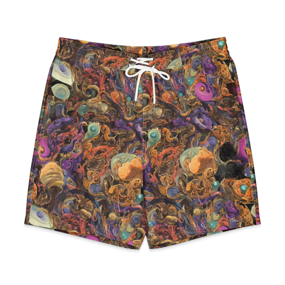 Baroque Nebula on Men's Board Shorts — Front