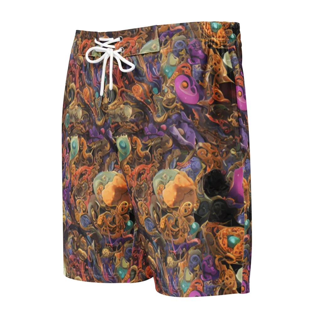 Baroque Nebula on Men's Board Shorts — Front