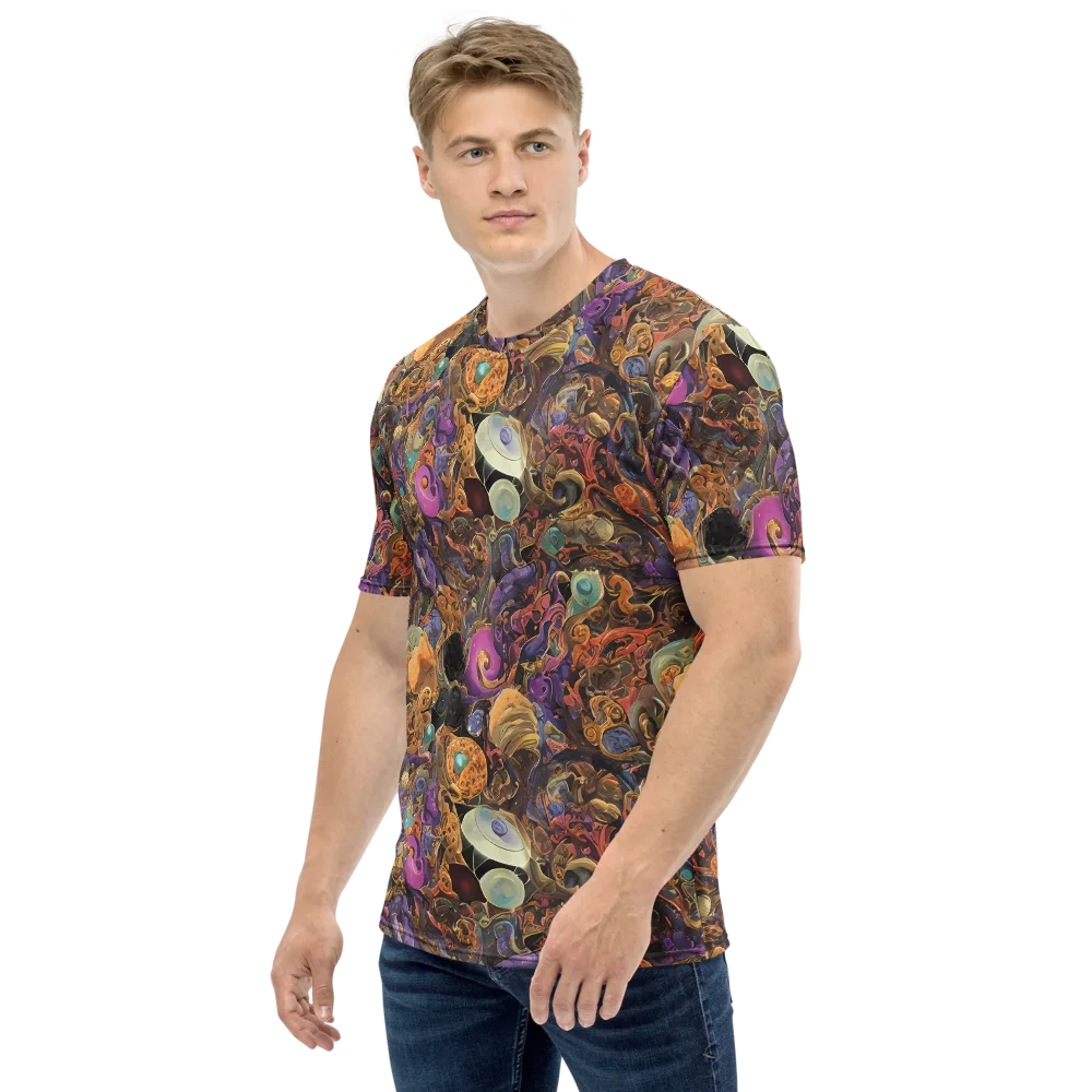 Baroque Nebula on Men's Crew Neck T-Shirt — Left