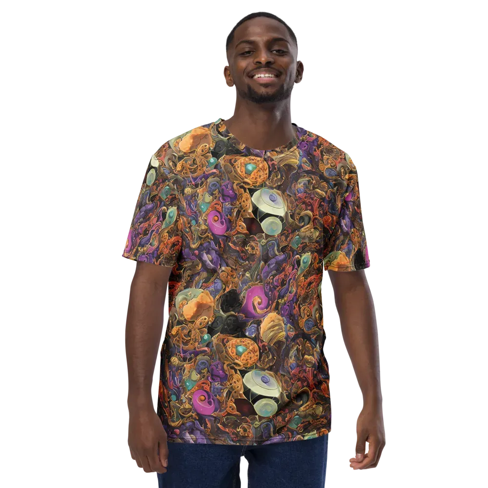 Baroque Nebula on Men's Crew Neck T-Shirt — Front