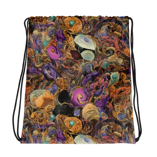 Baroque Nebula on a Drawstring Bag