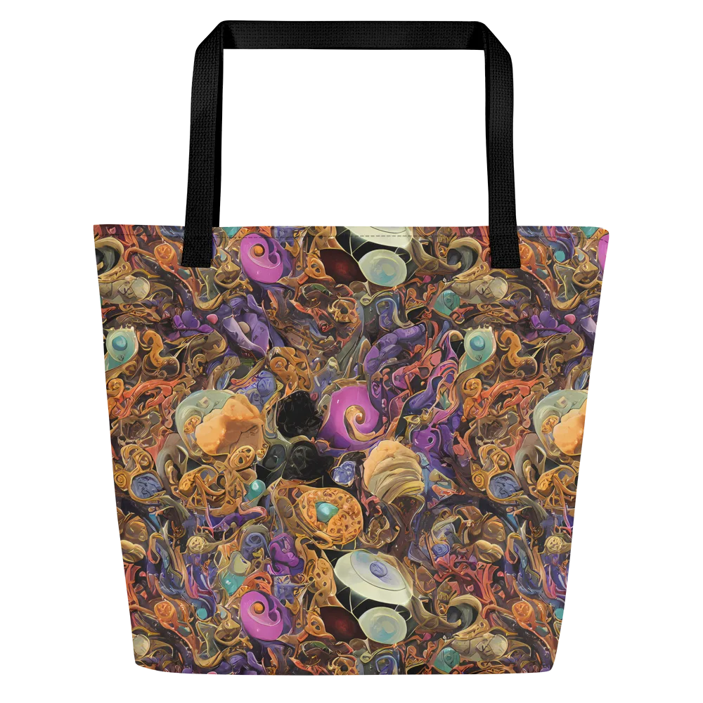 Baroque Nebula on Large Tote Bag W/ Pocket — Front